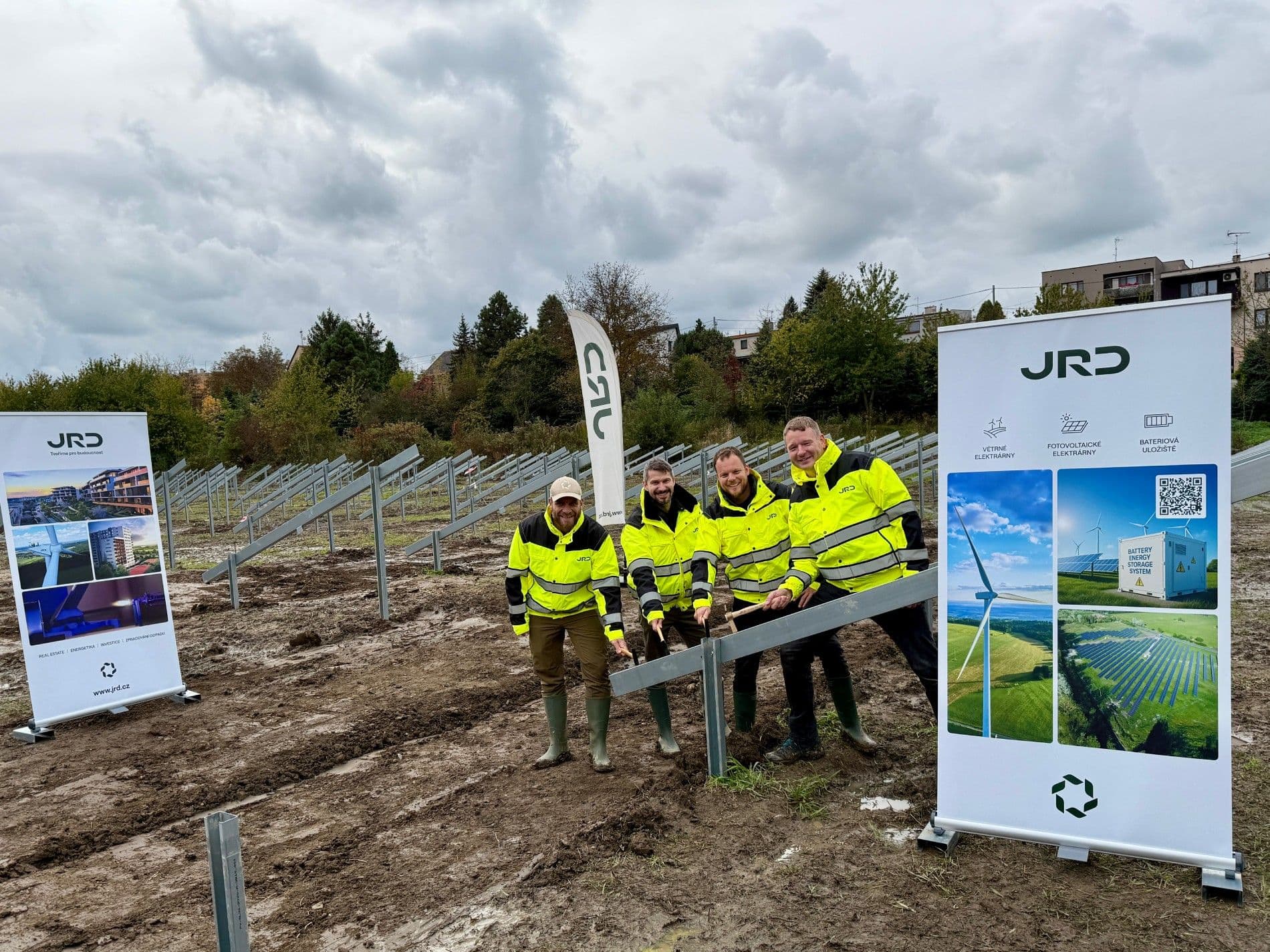 Stavba nové solární elektrárny v Českém Těšíně byla zahájena